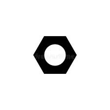 Hex nut icon