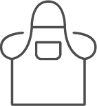 Work apron icon